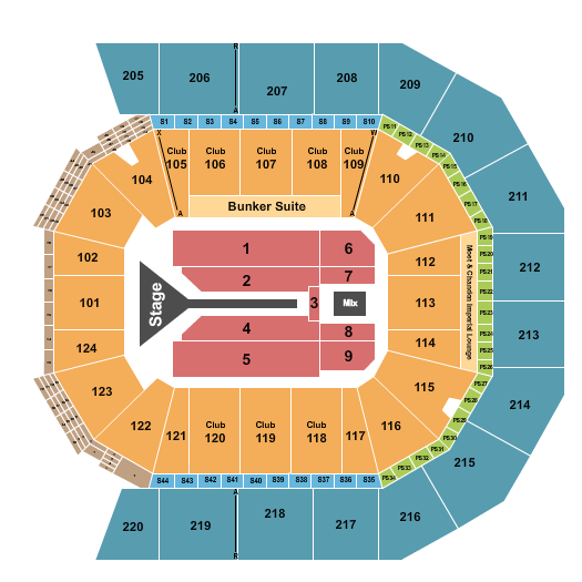 Moody Center ATX Maroon 5 Seating Chart